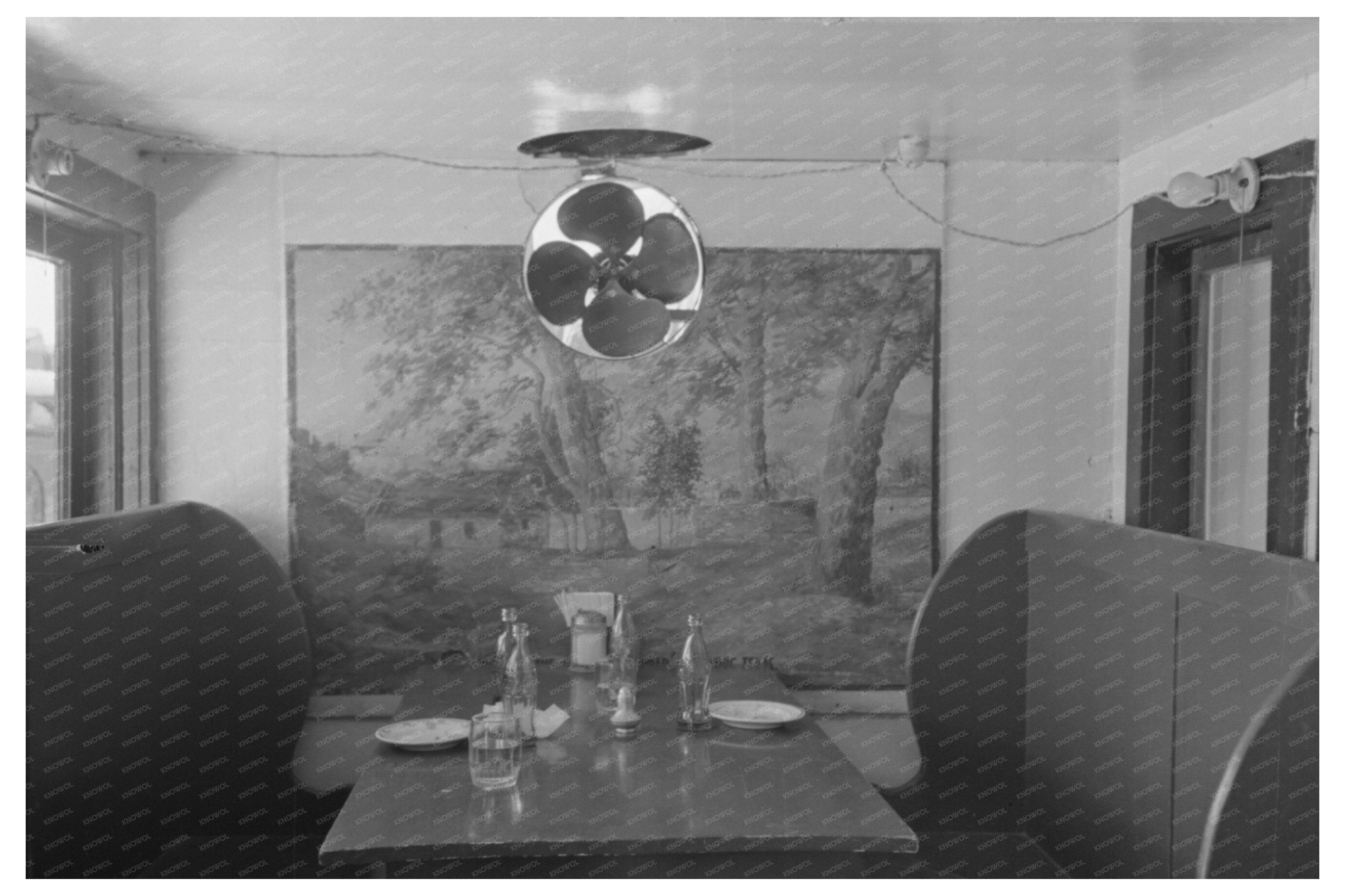 Vintage Hamburger Stand in Alpine Texas May 1939