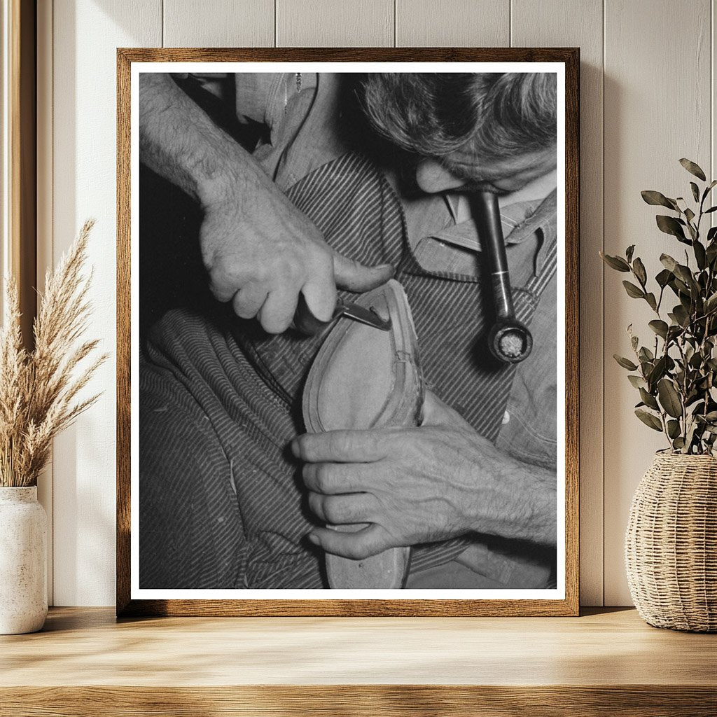Bootmaking Process in Alpine Texas 1939