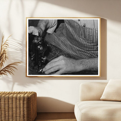 Cowboy Boot Shop in Alpine Texas May 1939 Photo