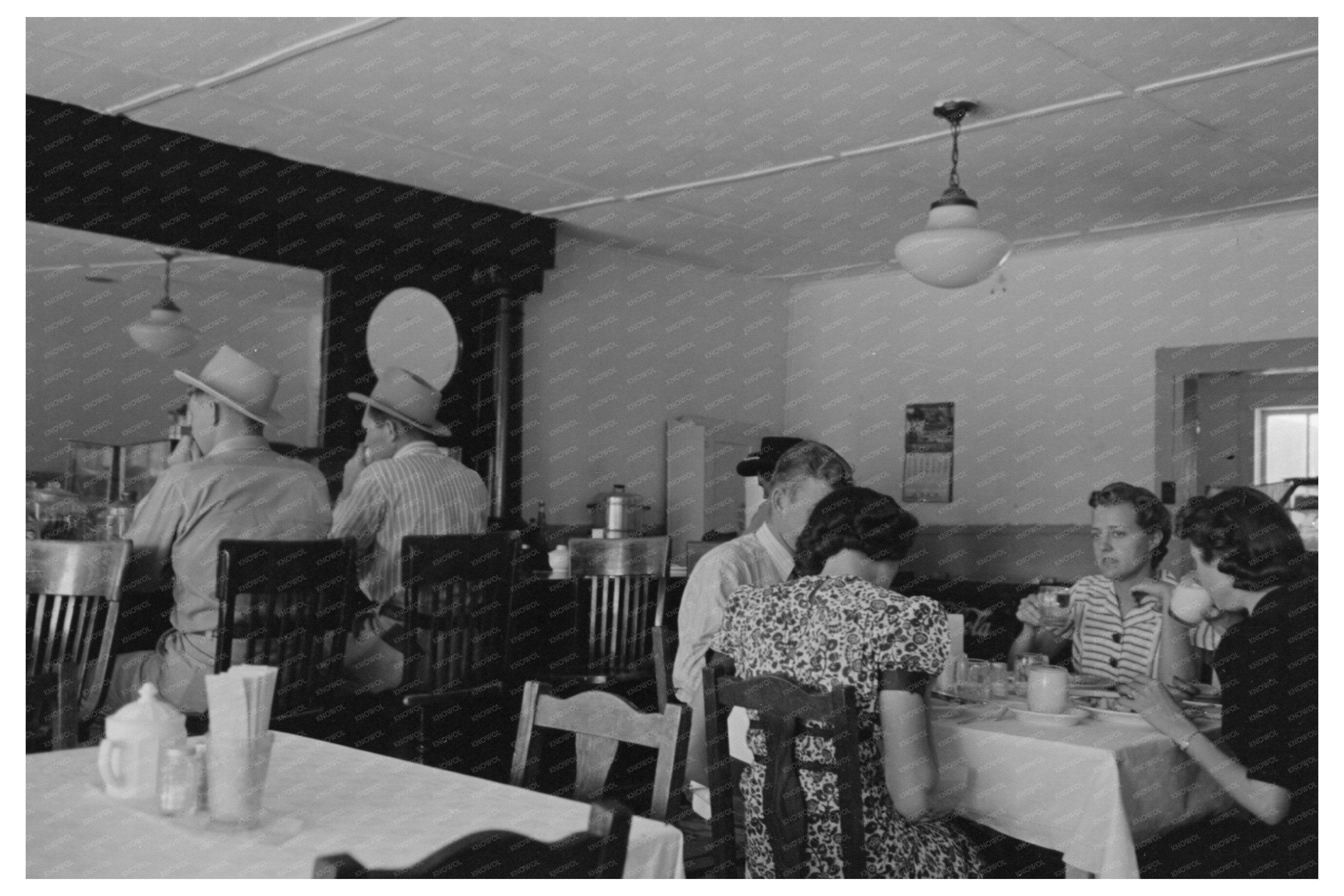 Balmorhea Texas Restaurant May 1939 Vintage Photo