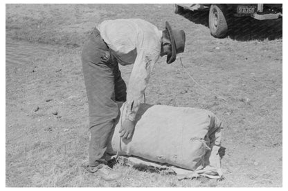 Cowboy Bunk at Texas Cattle Ranch May 1939