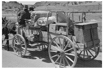 Chuck and Bedroll Wagon Near Marfa Texas May 1939