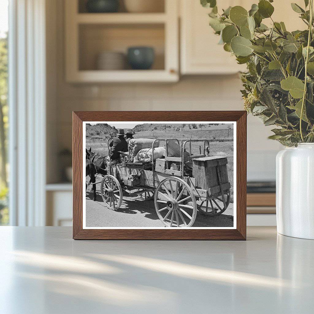 Chuck and Bedroll Wagon Near Marfa Texas May 1939