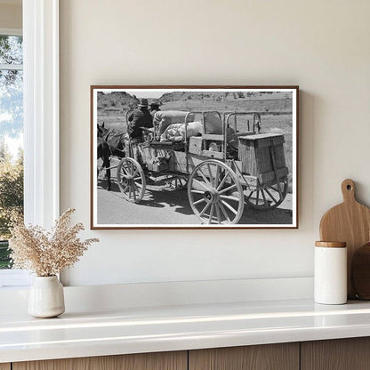 Chuck and Bedroll Wagon Near Marfa Texas May 1939