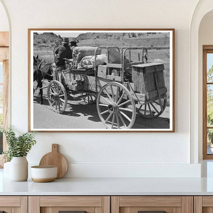 Chuck and Bedroll Wagon Near Marfa Texas May 1939