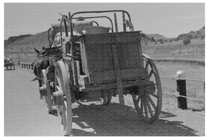 Chuck Wagon and Bedroll Near Marfa Texas May 1939