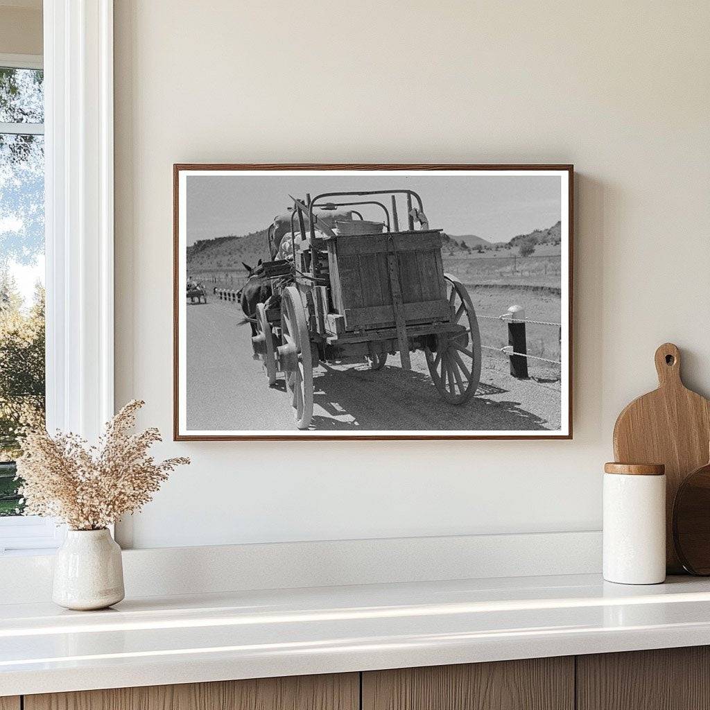 Chuck Wagon and Bedroll Near Marfa Texas May 1939