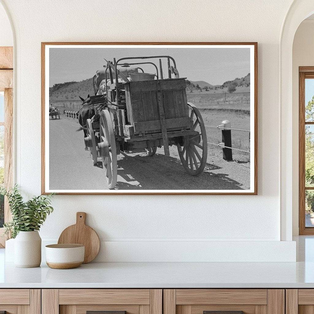 Chuck Wagon and Bedroll Near Marfa Texas May 1939