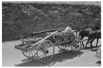 Tanking Equipment Wagon Near Marfa Texas May 1939