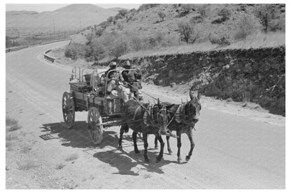 Tank Gang Wagon Near Marfa Texas May 1939