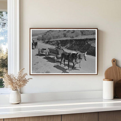 Walking X Ranch Tank Wagon Marfa Texas May 1939