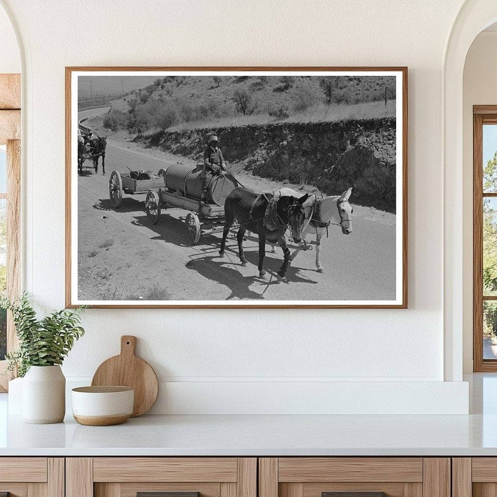 Walking X Ranch Tank Wagon Marfa Texas May 1939