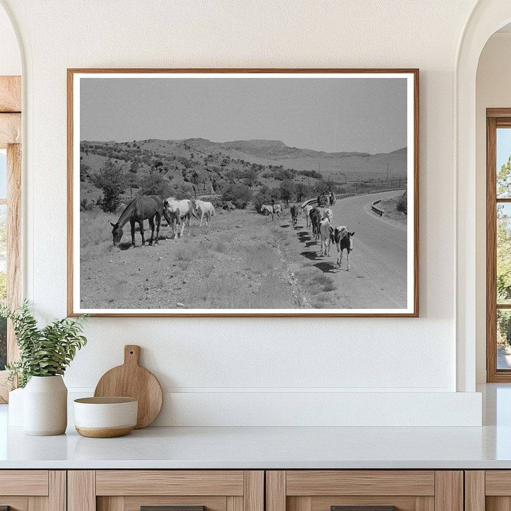 Walking X Ranch Water Transport Crew Marfa Texas 1939