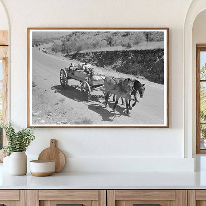 Wagon with Tank Crew Equipment Marfa Texas May 1939