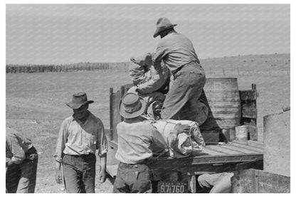 May 1939 Vintage Photo of Ranch Life in Marfa Texas