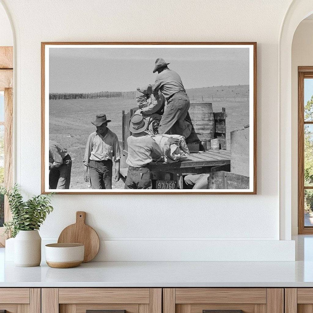 May 1939 Vintage Photo of Ranch Life in Marfa Texas