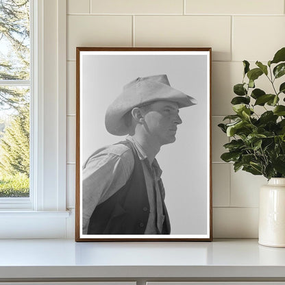 Cowboy at SMS Ranch Spur Texas May 1939