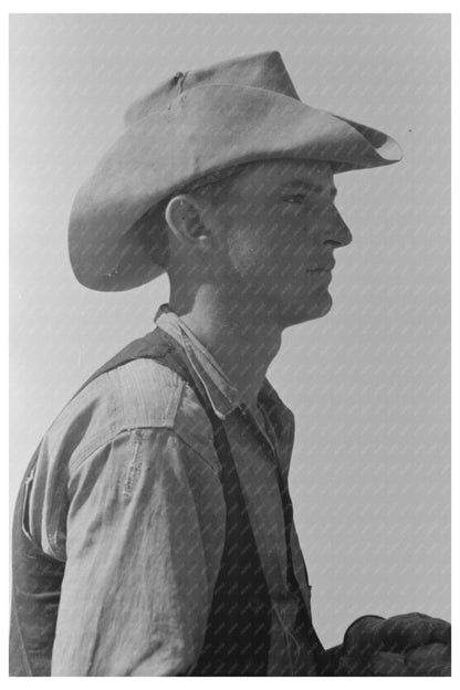 Cowboy on Cattle Ranch Spur Texas May 1939