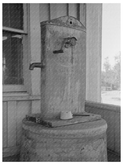 Enclosed Pump on Ranch House Spur Texas May 1939