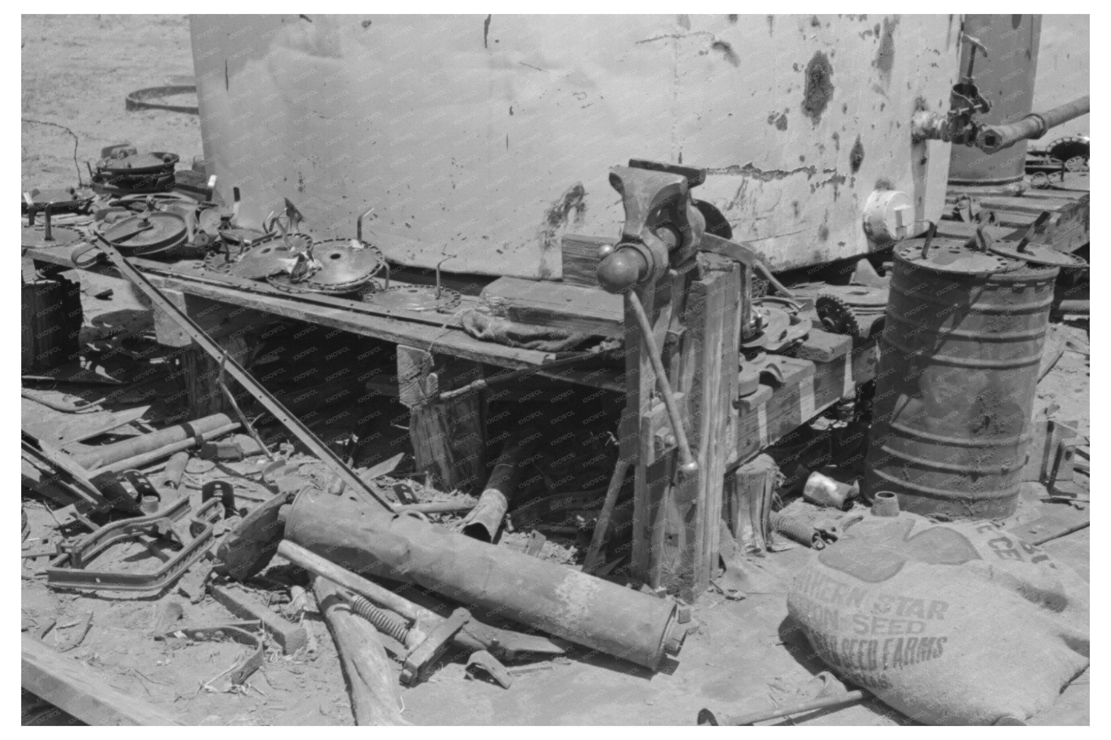 Farm Workbench and Tractor Supplies Ralls Texas 1939