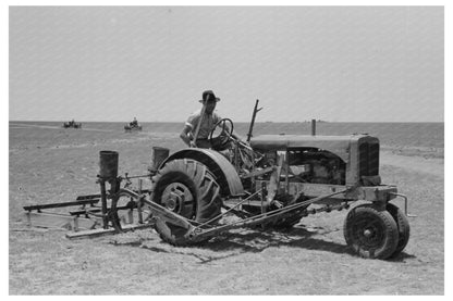 Tractor with Planter on 4900-Acre Farm Ralls Texas 1939