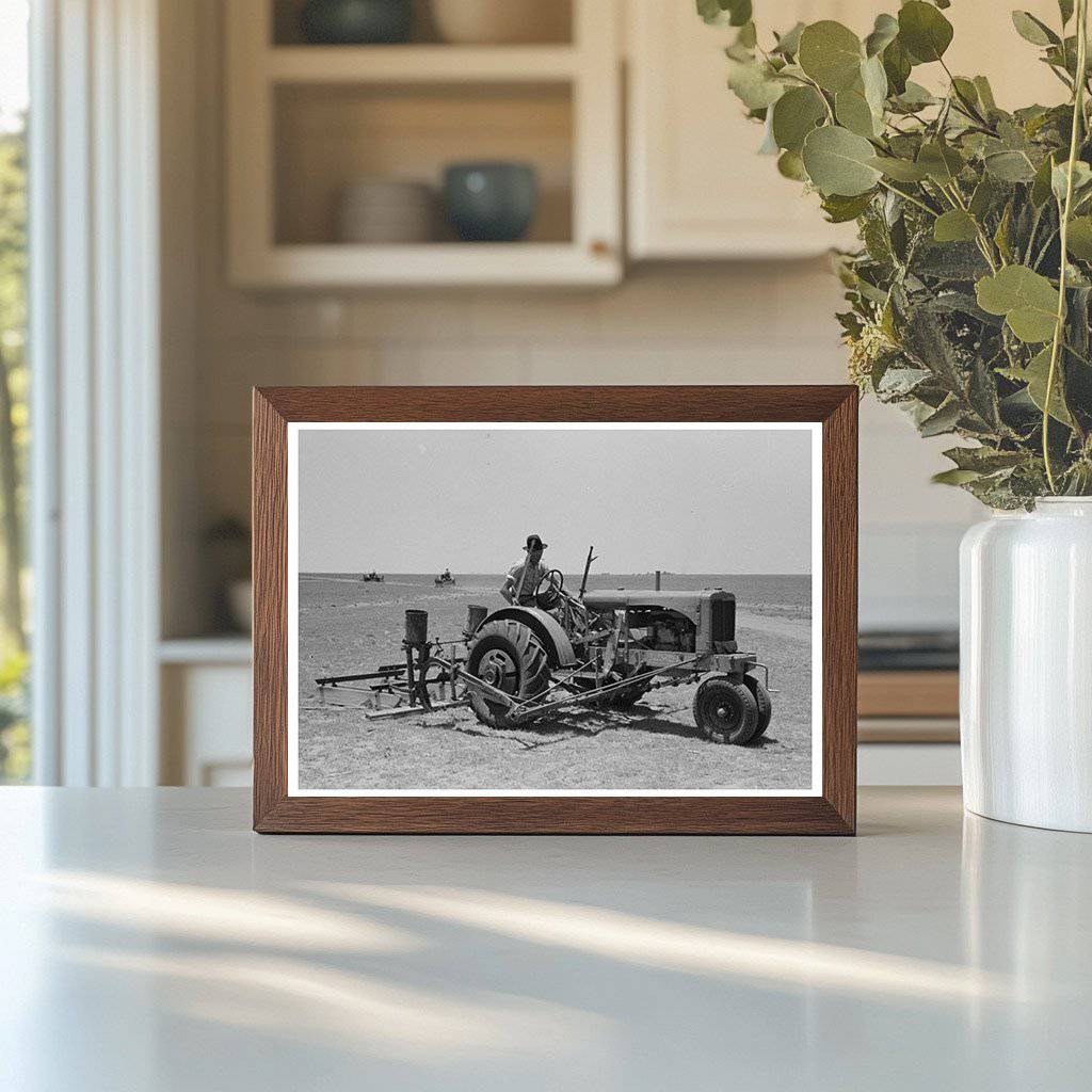 Tractor with Planter on 4900-Acre Farm Ralls Texas 1939