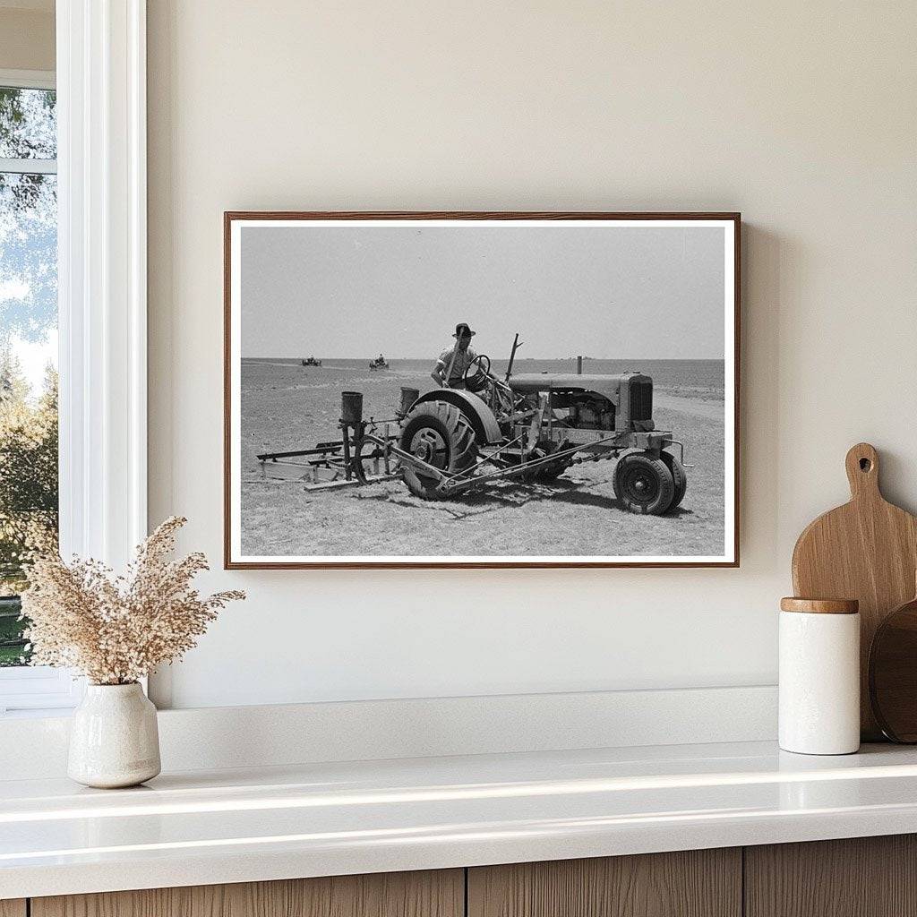 Tractor with Planter on 4900-Acre Farm Ralls Texas 1939