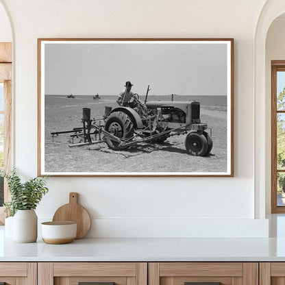 Tractor with Planter on 4900-Acre Farm Ralls Texas 1939