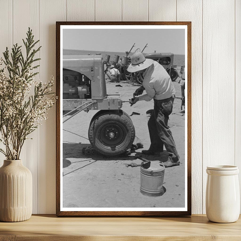 Tractor Operation by Day Laborer in Ralls Texas 1939