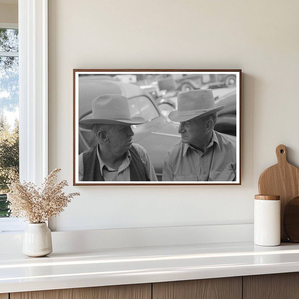 Farmers in Spur Texas Vintage Image May 1939