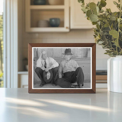 Farmers in Spur Texas May 1939 Historical Photograph