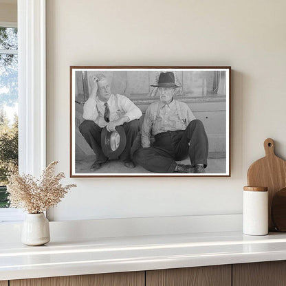 Farmers in Spur Texas May 1939 Historical Photograph