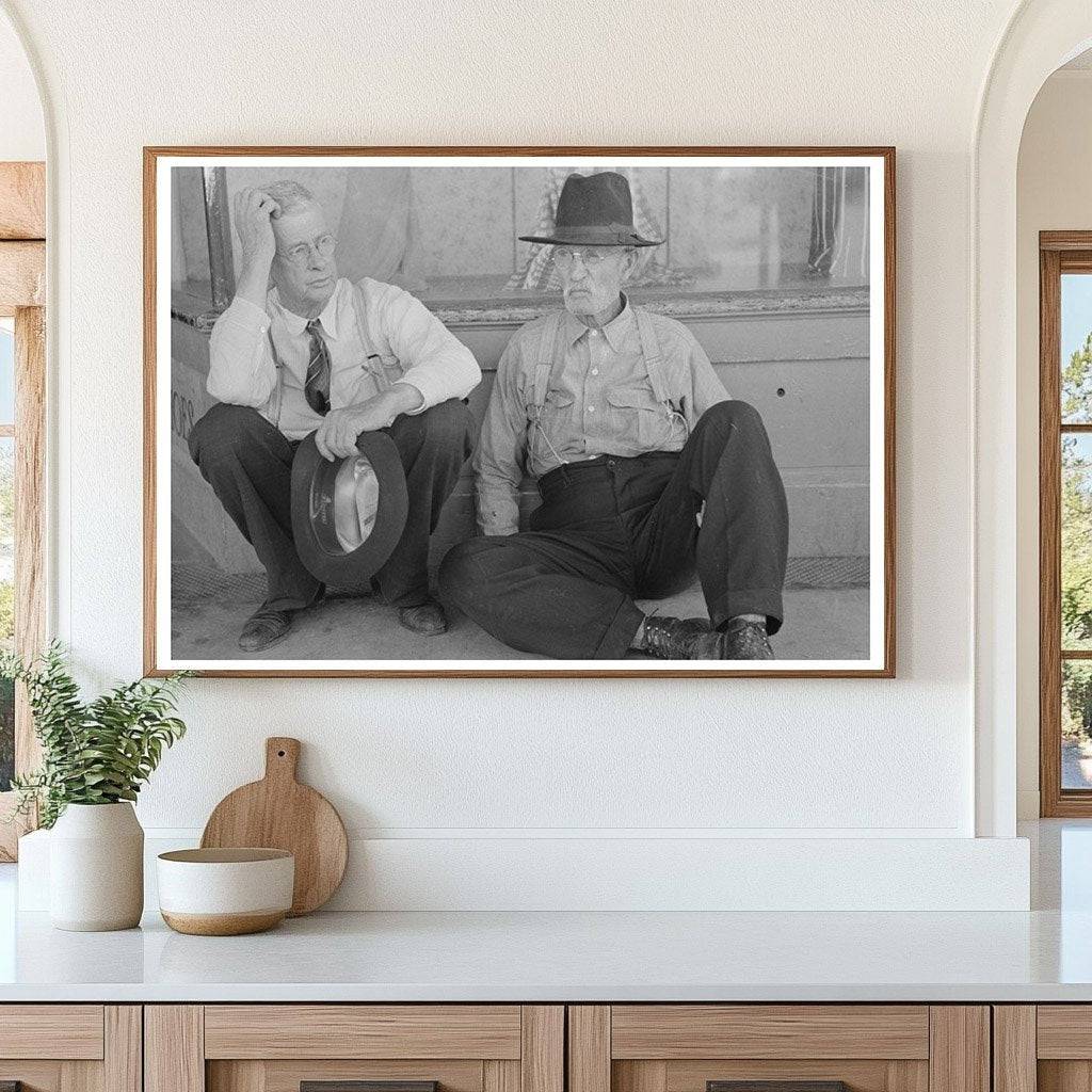 Farmers in Spur Texas May 1939 Historical Photograph