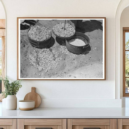 Biscuits in Dutch Oven on Texas Ranch May 1939