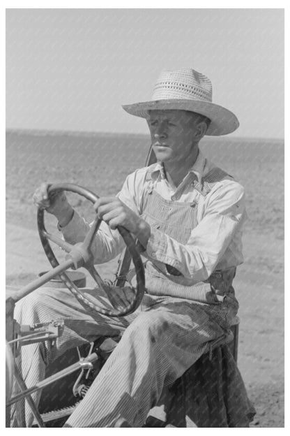 Day Laborer on Tractor at Texas Farm May 1939