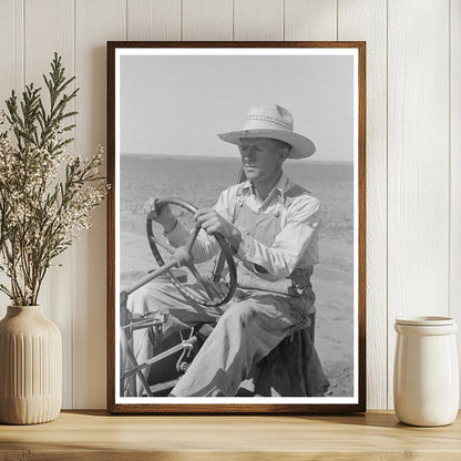 Day Laborer on Tractor at Texas Farm May 1939