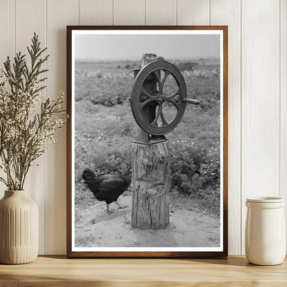 Corn Grinder on Tenant Farm Warner Oklahoma 1939