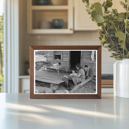 Tenant Farmers House Porch Warner Oklahoma June 1939