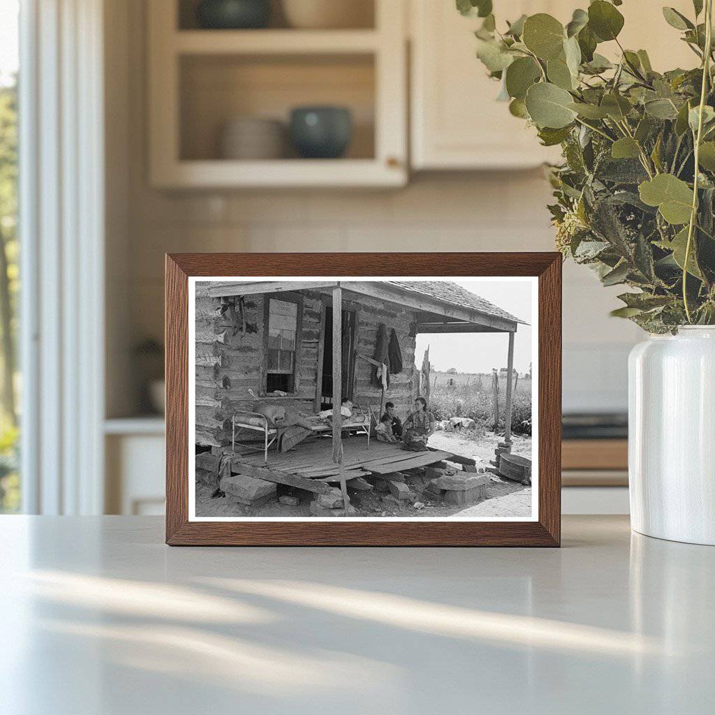 Tenant Farmers House Front Porch Warner Oklahoma 1939