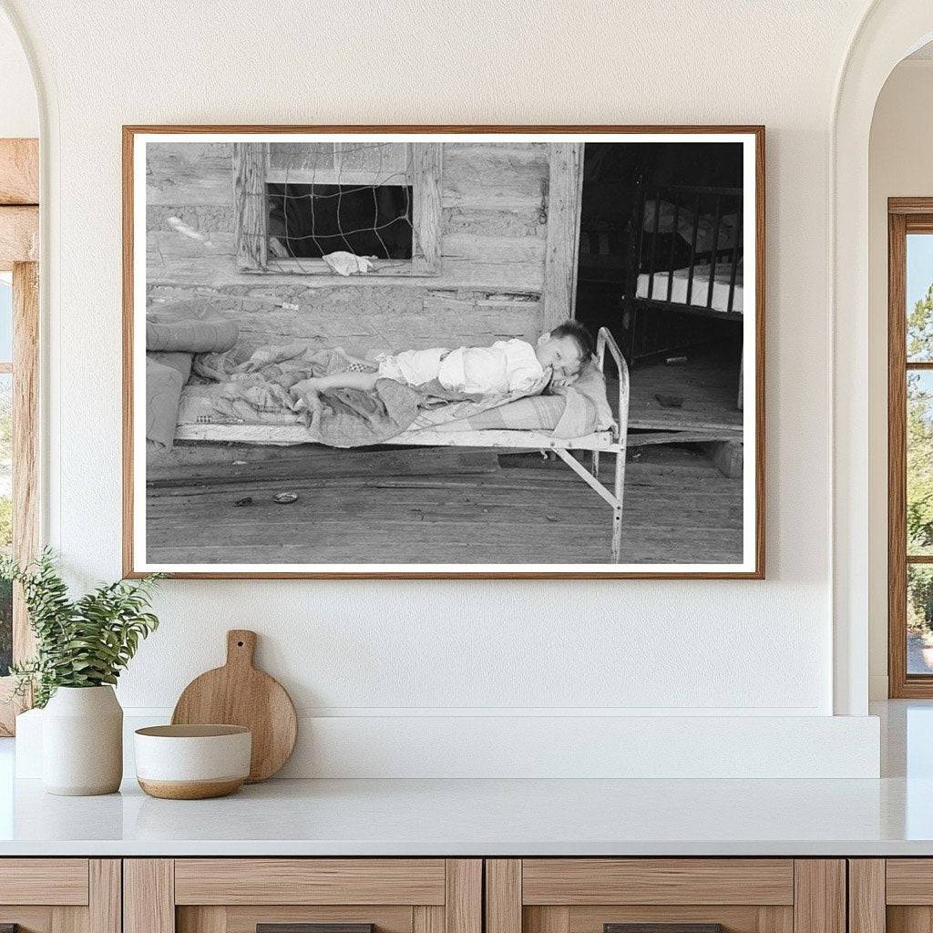 Child with Spinal Tuberculosis on Farm Porch June 1939