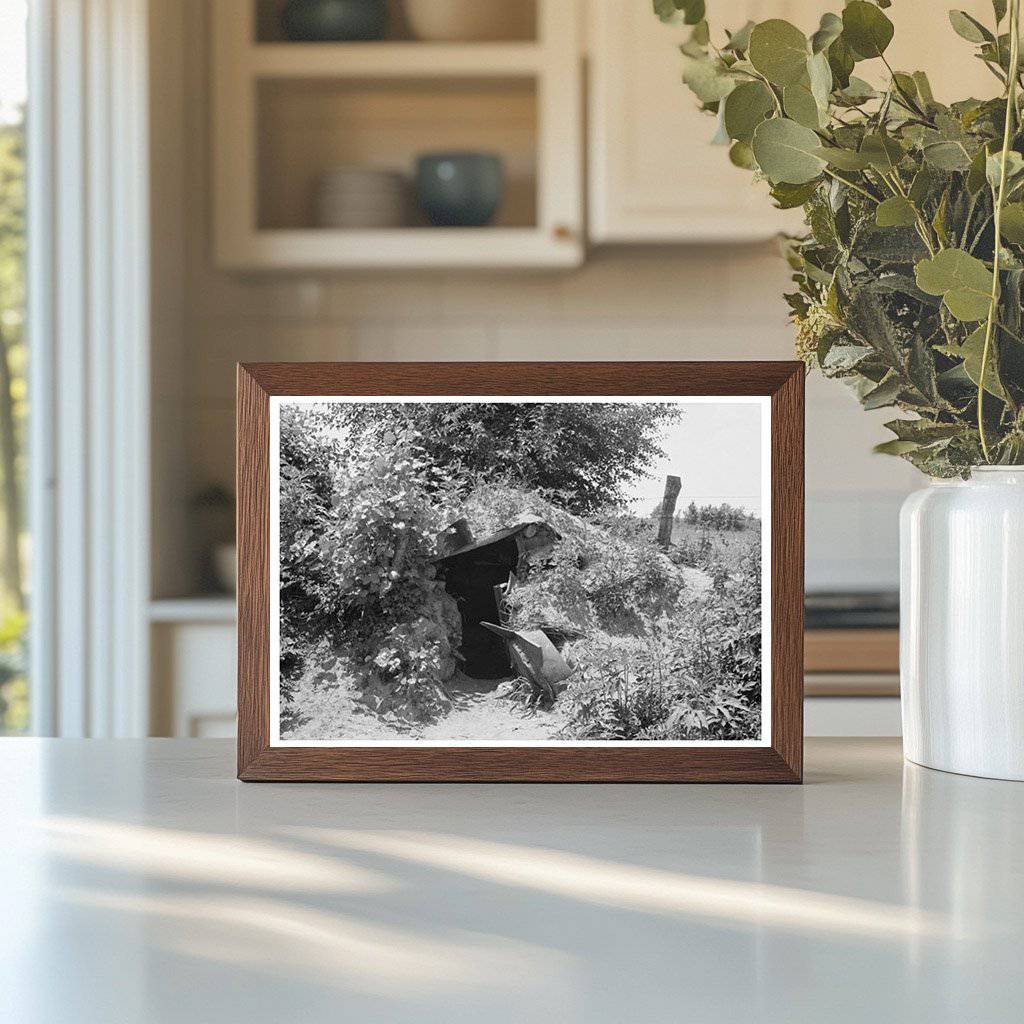 Vintage 1939 Storm Cellar of Oklahoma Migrant Worker