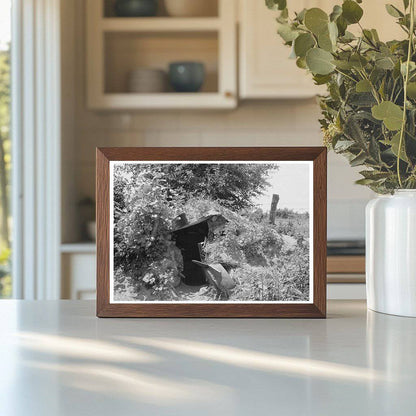 Vintage Storm Cellar Photo Muskogee County Oklahoma 1939