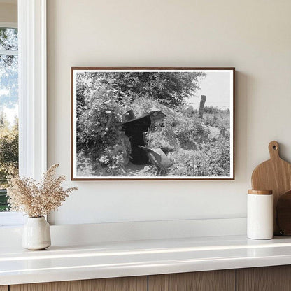 Vintage Storm Cellar Photo Muskogee County Oklahoma 1939