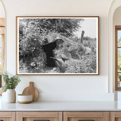 Vintage Storm Cellar Photo Muskogee County Oklahoma 1939