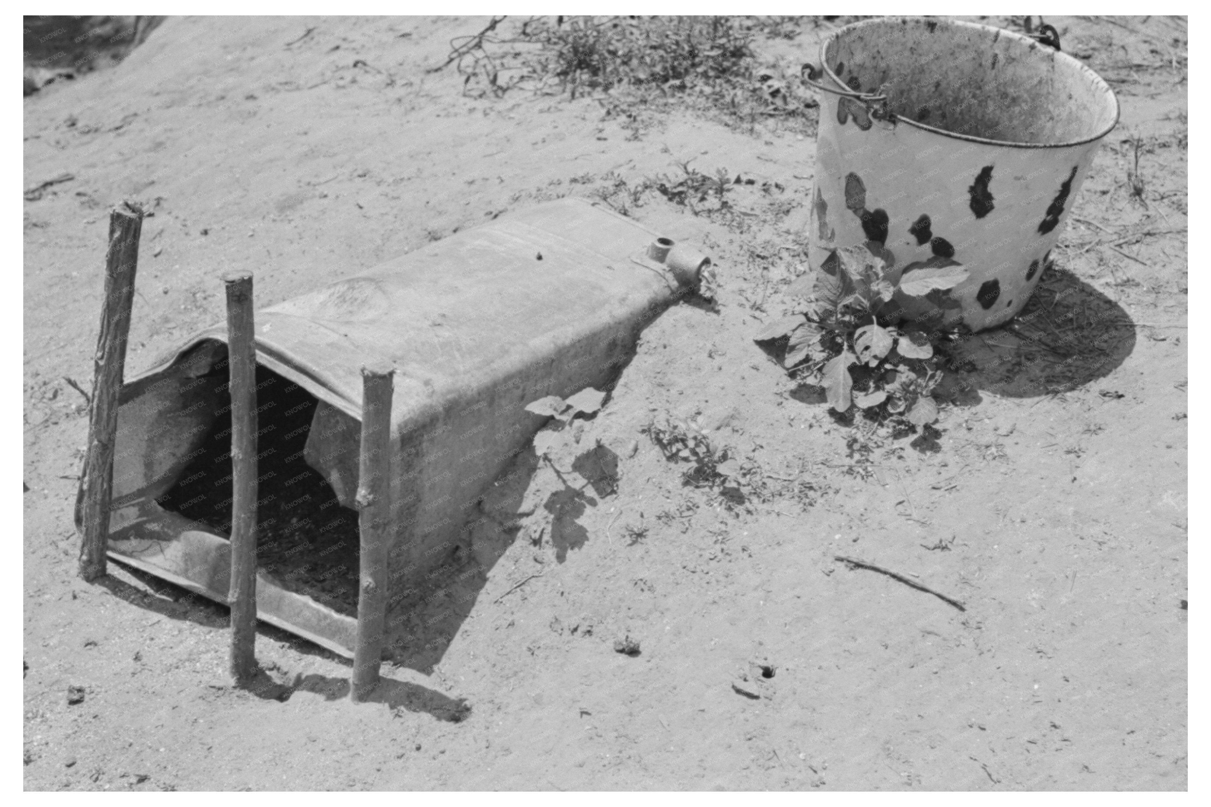 Vintage Chicken Coop Muskogee County Oklahoma 1939