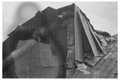 Roof Construction Detail in McIntosh County Oklahoma 1939