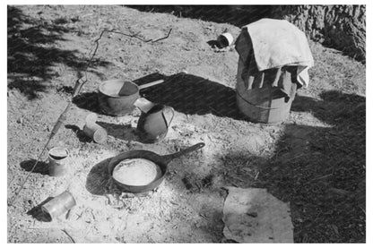 Migrant Day Laborers Campfire Wagoner County 1939