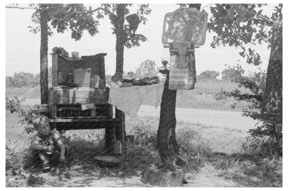 Migrant Child Camping Near Spiro Oklahoma June 1939