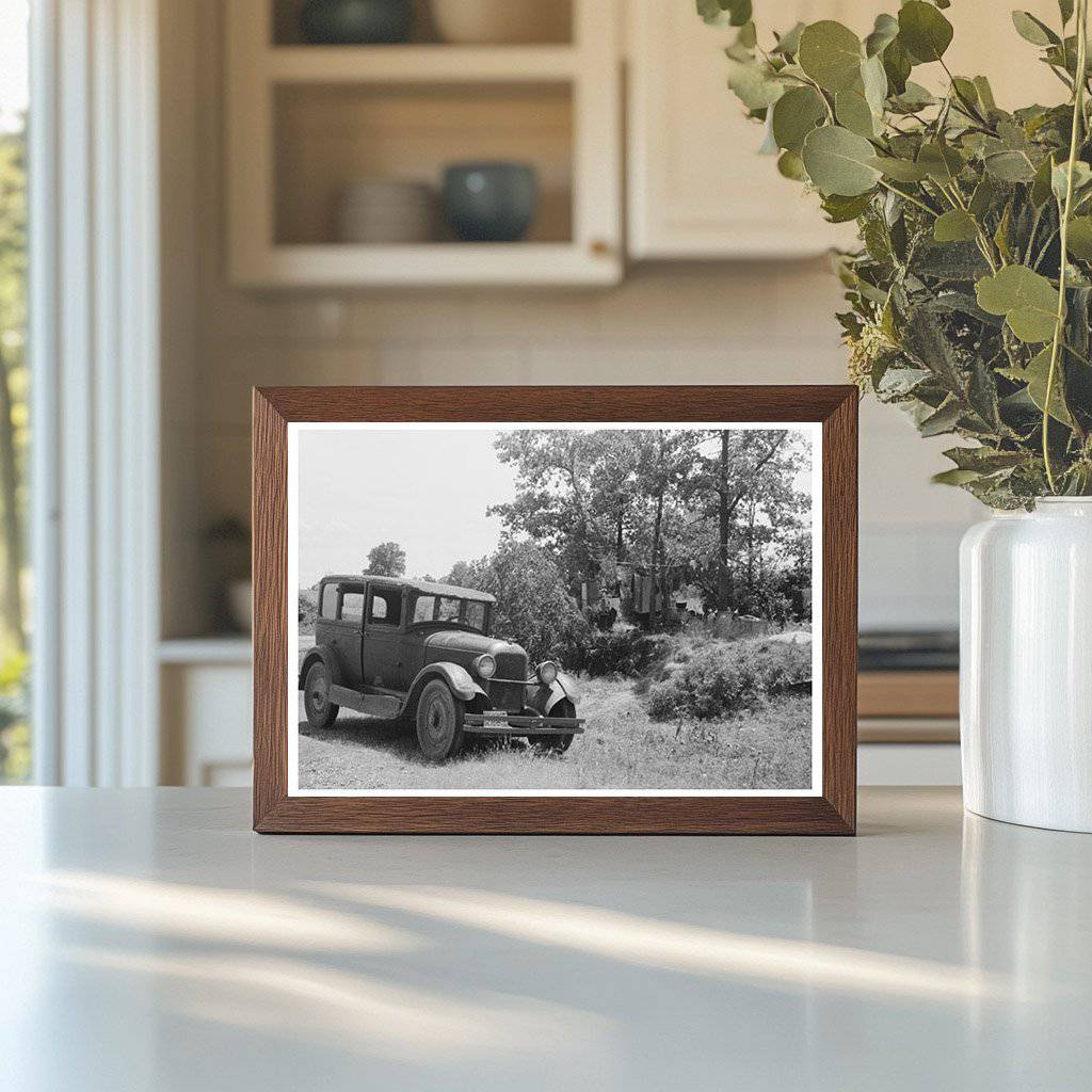 Family Camping by Roadside in Sequoyah County 1939