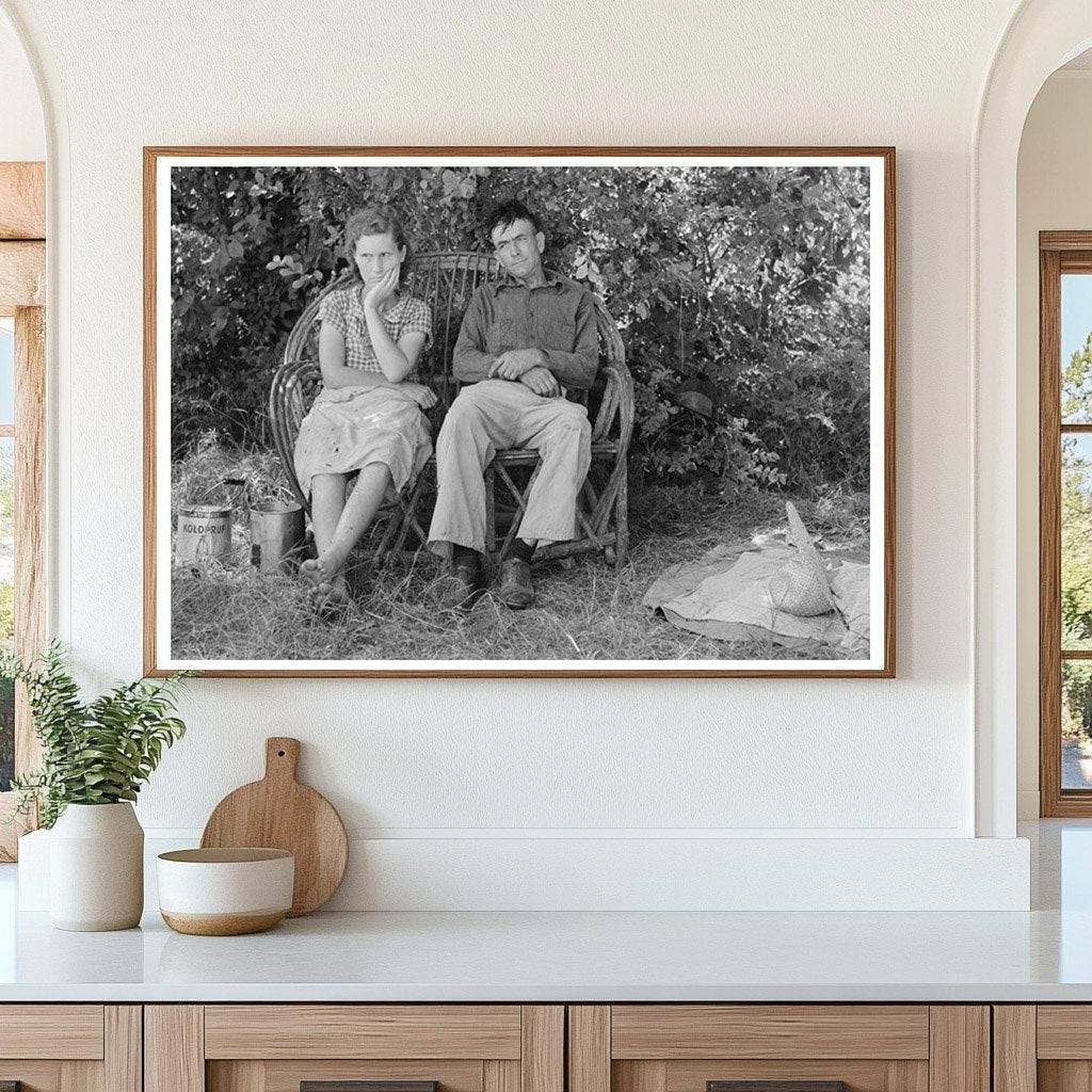 Husband and Wife in Wagoner County Oklahoma 1939